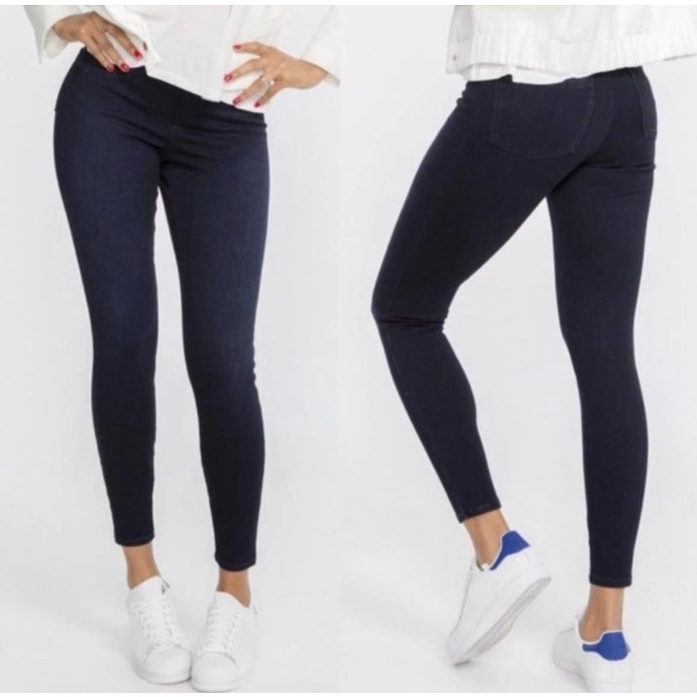 Spanx Dark Wash Ankle Jeggings Size Large
